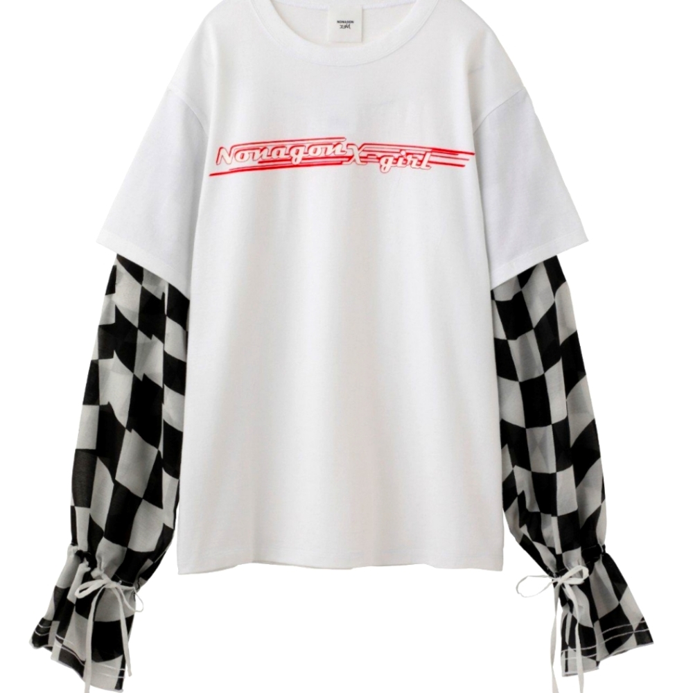 SOLD OUT x-Girl X NONA9ON LAYERED LOOK TEE